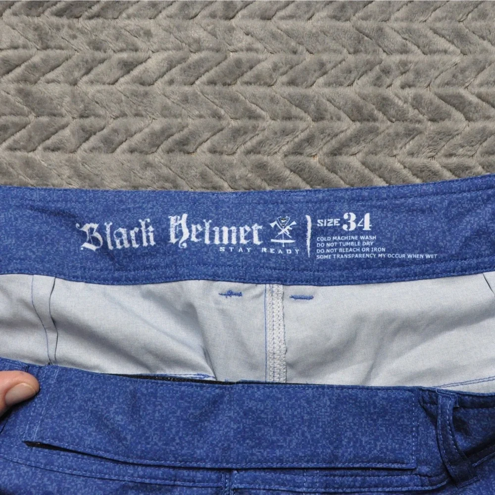 Black Helmet Board Shorts 34 Blue Excellent First Responder‎ Tactical (1859)